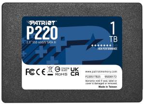 Накопитель SSD Patriot SATA-III 1TB P220S1TB25 P220 2.5"