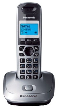 Р/Телефон Dect Panasonic KX-TG2511RUM серый металлик/черный АОН