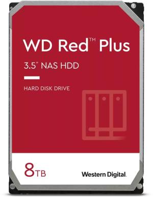 Жесткий диск WD SATA-III 8Tb WD80EFZZ Red Plus (5640rpm) 128Mb 3.5"