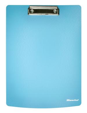 Папка клип-борд Silwerhof 957027 A4 полифом 1.8мм голубой
