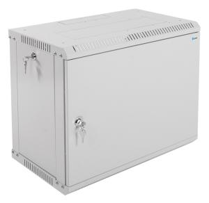 Шкаф коммутационный ЦМО ШРН-Эконом (ШРН-Э-9.500.1) настенный 9U 600x520мм пер.дв.металл 75кг серый 470мм 17.2кг 180град. 480мм