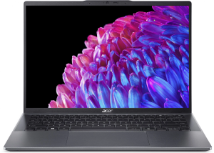Ноутбук Acer Swift Go 14 SFG14-63-R8U9 Ryzen 5 8645HS 16Gb SSD1Tb AMD Radeon 760M 14" OLED 2.8K (2880x1800) Windows 11 Home metall WiFi BT Cam (NX.KTSCD.002)