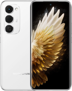 Смартфон Tecno Spark 40 Pro+ 256Gb 8Gb белый моноблок 3G 4G 6.78" 1080x2436 Android 14 108Mpix 802.11 a/b/g/n/ac NFC GPS GSM900/1800 Protect