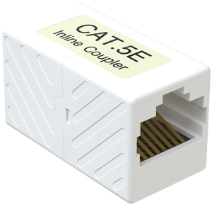 Адаптер Sysmatrix CC RJ45.5EU.WH проходн.RJ45 кат.5E бел.