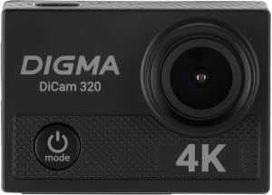 Экшн-камера Digma DiCam 320 черный