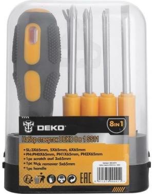Набор отверток Deko SS01 в компл.:8 предметов (065-0570)