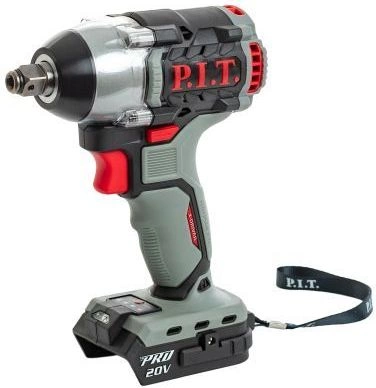 Гайковерт P.I.T. PIW20H-300B аккум. патрон:квад.1/2"