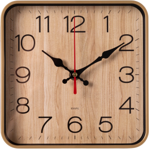 Часы настенные аналоговые Бюрократ WallC-S62P D19см бежевый (WALLC-S62P19/BEIGE)