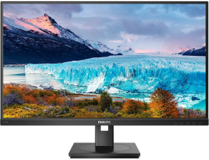 Монитор Philips 27" 273S1 черный IPS LED 16:9 HDMI M/M матовая HAS Piv 300cd 178гр/178гр 1920x1080 75Hz DP FHD USB 6.79кг
