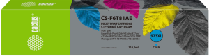 Картридж струйный Cactus CS-F6T81AE 973XL голубой (110мл) для HP HP PageWide Pro 452dw/Pro 477dw
