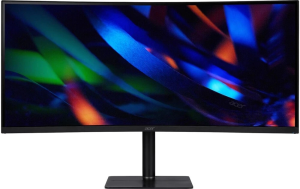Монитор Acer 34" CZ342CURHbmiphuzx черный VA LED 1ms 21:9 HDMI M/M матовая HAS 3000:1 300cd 178гр/178гр 3440x1440 100Hz DP 2K USB 7.97кг