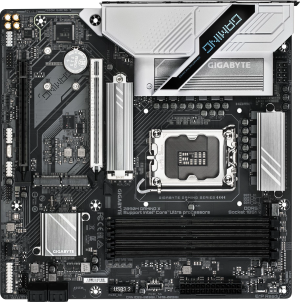 Материнская плата Gigabyte Z890M GAMING X Soc-1851 Intel Z890 4xDDR5 mATX AC`97 8ch(7.1) 2.5Gg RAID+HDMI+DP