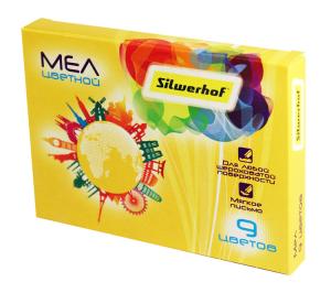 Мел цветной Silwerhof 882086-09 Солнечная коллекция 9цв. картон.кор.