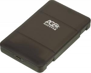 Внешний корпус для HDD/SSD AgeStar 31UBCP3C SATA USB3.1 пластик черный 2.5"
