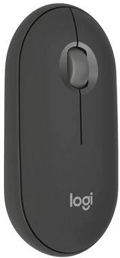 Мышь Logitech Pebble 2 M350S графитовый оптическая 4000dpi silent беспров. BT для ноутбука 2but (910-006988)