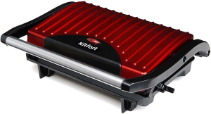 Сэндвичница Kitfort КТ-1609 Panini Maker 640Вт красный/черный