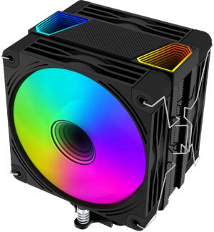 Устройство охлаждения(кулер) Bloody BD-AC230-ARGB1 ARGB Soc-AM5/AM4/1200/1700/1851 черный 4-pin 22-32dB Al+Cu LCD 230W 715gr Ret (BD-AC230-ARGB1-BK)