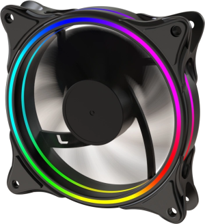 Вентилятор для корпуса Bloody BD-CF120ARGB3 ARGB 120х120x25 черный 4-pin 26дБ (BD-CF120ARGB3-BK) Ret