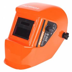 Маска сварщика Patriot 350D филь.:хамел. кл.:1/1/1/2 см.экр.90x35мм оранжевый (880504745)