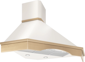 Вытяжка каминная Elikor Форест 90П-650-П3Д бежевый управление: кнопочное (1 мотор)