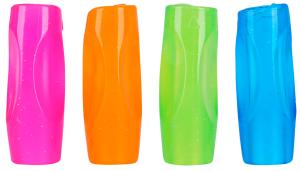 Колпачок-манжета для чернографитных карандашей Deli EU75002 Neon силикон ассорти (упак.:4шт)