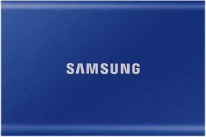 Накопитель SSD Samsung USB-C 2Tb MU-PC2T0H/WW T7 1.8" синий