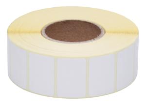 Термоэтикетки Cactus Eco CS-TE30201800 сег.:30x20мм самоклей. д.вн.рул.92мм д.вт.40мм 1800шт/рул белый