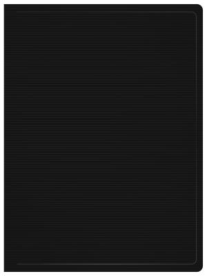 Папка с 20 прозр.вклад. Бюрократ DeLuxe DLV20BLCK A4 пластик 0.7мм черный