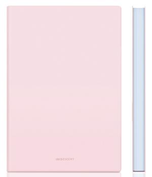 Блокнот Deli EN140LPINK A5 210х143мм искусст. кожа 96л линейка мягкая обложка розовый