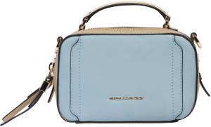Сумка женская Piquadro Circle BD6655W92/AZBE2 голубой/бежевый натур.кожа