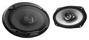 Колонки автомобильные Kenwood KFC-S6966 400Вт 91дБ 4Ом 16x23см (6x9дюйм) (ком.:2кол.) коаксиальные трехполосные
