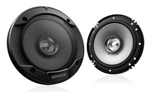 Колонки автомобильные Kenwood KFC-S1656 (без решетки) 330Вт 87дБ 4Ом 16см (6.5дюйм) (ком.:2кол.) коаксиальные однополосные
