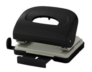 Дырокол Kw-Trio 09652black макс.:16лист. пластик черный отв.:2