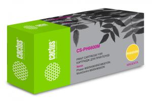 Картридж лазерный Cactus CS-PH6600M CS-PH6600М 106R02234 пурпурный бар.в компл. (6000стр.) для Xerox Ph 6600 /WC 6605