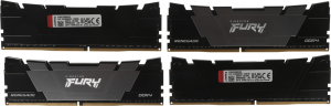 Память DDR4 4x8GB 3600MHz Kingston KF436C16RB2K4/32 Fury Renegade Black RTL Gaming PC4-28800 CL16 DIMM 288-pin 1.35В kit single rank с радиатором Ret