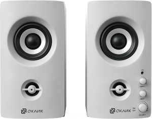 Колонки Оклик OK-164 2.0 белый 30Вт