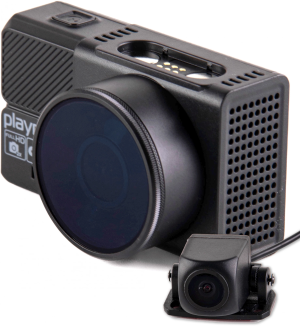 Видеорегистратор Playme Force dual черный 2Mpix 1080x1920 1080p 140гр. MSTAR 8339