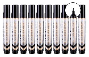 Маркер для досок Deli EU008-BK Mate круглый пиш. наконечник черный (1шт.)