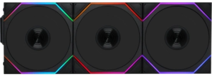 Вентилятор для корпуса Lian-Li Uni Fan TL Wireless 120 ARGB 120х120x28 черный 7-pin 33дБ (упак.:3шт) (G99.12TL1W3B.R0) Ret