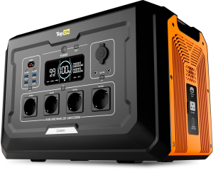 Электростанция портативная TopON TOP-X2500 640000mAh 16A QC3.0/PD2.0 6xUSB черный/оранжевый (103504)