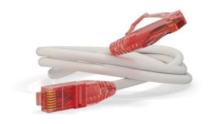 Патч-корд Hyperline PC-LPM-UTP-RJ45-RJ45-C5e-1M-LSZH-WH PC-LPM-UTP-RJ45-RJ45-C5E-1M UTP RJ-45 вил.-вилка RJ-45 кат.5E 1м белый LSZH (уп.:1шт) 24AWG