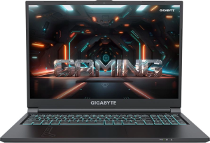 Ноутбук Gigabyte G6 Core i7 13620H 16Gb SSD512Gb NVIDIA GeForce RTX4060 8Gb 16" IPS FHD+ (1920x1200) FreeDOS black WiFi BT Cam (KF-H3KZ853KD)