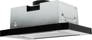 Вытяжка встраиваемая Elica Elite 14 Lux BL/A/50 нержавеющая сталь/черный управление: кнопочное (1 мотор)