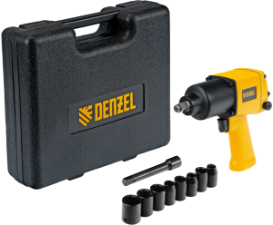 Гайковерт Denzel IW860 150л/мин желтый/черный