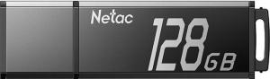 Флеш Диск Netac 128Gb U351 NT03U351N-128G-30BK USB3.0 серый