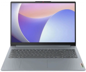Ноутбук Lenovo IdeaPad Slim 3 15IRU8 Core i3 1315U 8Gb SSD256Gb Intel UHD Graphics 15.6" TN FHD (1920x1080) без ОС grey WiFi BT Cam (82X700DBUE)