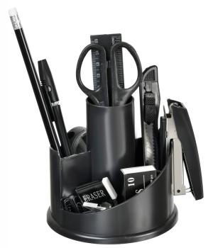 Настольный набор Silwerhof (12 предметов) пластик черный