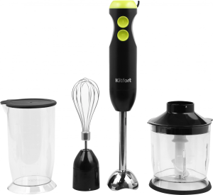 Блендер погружной Kitfort КТ-3041-2 350Вт черный/салатовый