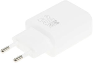 Сетевое зар./устр. Hoco N61 Gentle 20W 3A (PD+QC) USB-A/Type-C универсальное белый (44242)