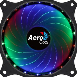 Вентилятор для корпуса Aerocool Cosmo 12 RGB 120х120x25 черный 4-pin (Molex) 24дБ (COSMO 12 FRGB MOLEX) Ret